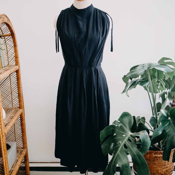 Rachel Comey Dresses & Skirts - Rachel Comey / Black Tie Shoulder Dress